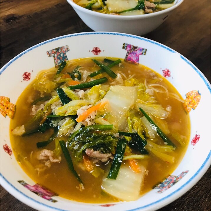 再現レシピ！彩華ラーメン♡